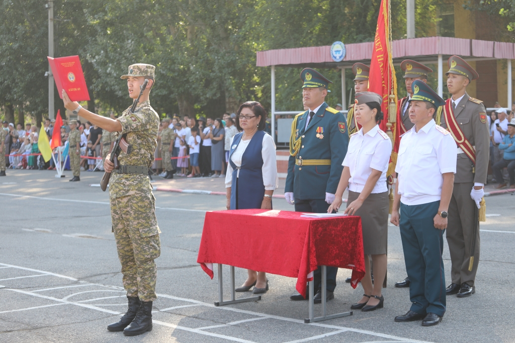 Принятие Военной присяги курсантами-первокурсниками военно-технического факультета в БНТУ